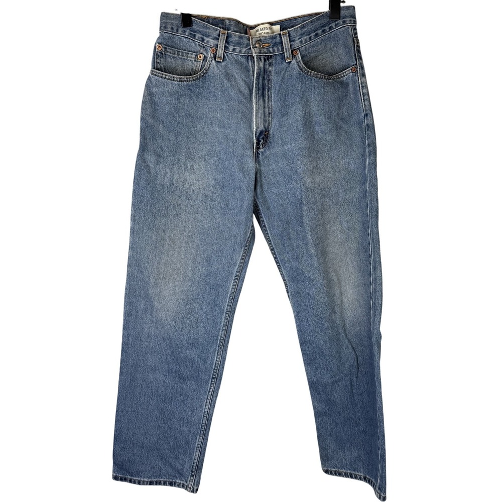 Levis 550 Jeans Mens‎ 33x32 Blue Relaxed Fit Tapered Leg Made In Canada Denim
